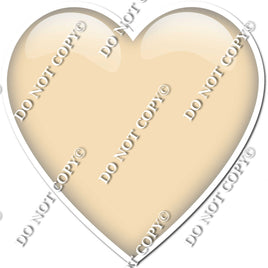 Flat - Champagne Heart - Style 1