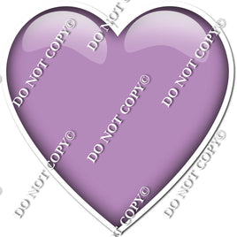 Flat - Lavender Heart - Style 1