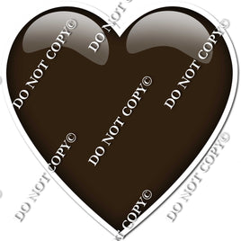 Flat - Chocolate Heart - Style 1