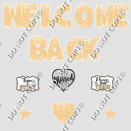 14 pc Champagne Swift Welcome Back Theme0559