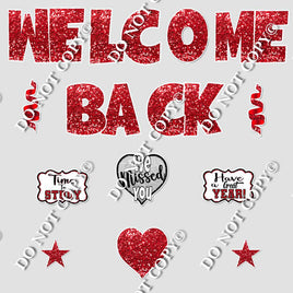 14 pc Red Swift Welcome Back Theme0572
