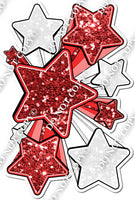 XL Star Bundle - Red & White