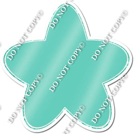 Rounded Flat Mint Star