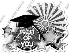 Silver Proud of You Statement with Fan w/ Variant