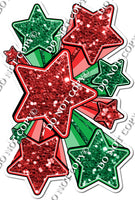 XL Star Bundle - Red & Green