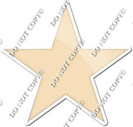 Flat - Champagne Star - Style 1