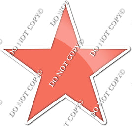 Flat - Coral Star - Style 1