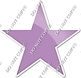 Flat - Lavender Star - Style 1