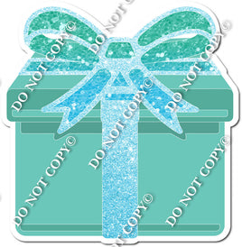 Mint, Baby Blue Ombre Present