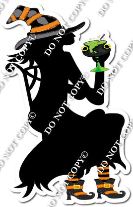 Witch Drinking Silhouette w/ Variants