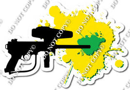 Yellow Splatter - Paintball Gun w/ Variants