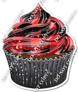 Chocolate Cupcake - Red Plaid w/ Variants