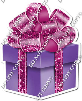 Sparkle - Purple Hot Pink & Baby Pink Present - Style 2