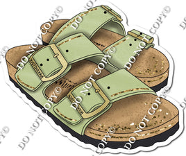 Green Birkenstock Sandals w/ Variants