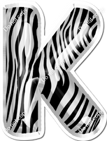 Foil 23.5" Individuals - Zebra Foil