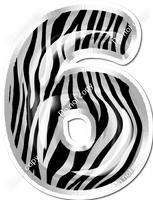 Foil 23.5" Individuals - Zebra Foil
