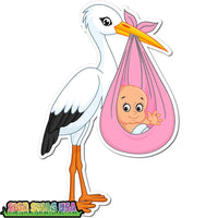 Baby Pink - Stork - Light Skin Tone Baby w/ Variants