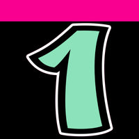 Flat - 12" BB 41 pc Number Sets