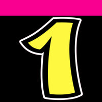 Flat - 12" BB 41 pc Number Sets
