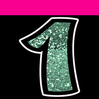 Sparkle - 12" BB 41 pc Number Sets