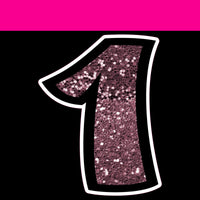 Sparkle - 12" BB 41 pc Number Sets