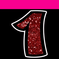 Sparkle - 12" BB 41 pc Number Sets