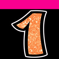 Sparkle - 12" BB 41 pc Number Sets