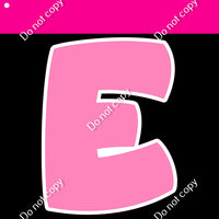 Flat - 23.5" BBT 69 pc Alphabet Sets
