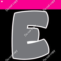 Flat - 12" BBT 86 pc Alphabet Sets