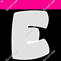 Flat - 23.5" BBT 69 pc Alphabet Sets
