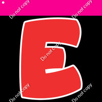 Flat - 12" BBT 86 pc Alphabet Sets