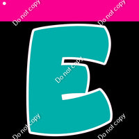 Flat - 12" BBT 86 pc Alphabet Sets