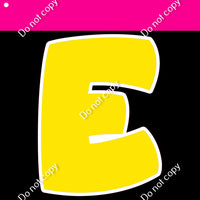 Flat - 18" BBT 76 pc Alphabet Sets