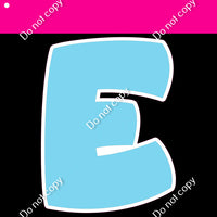 Flat - 23.5" BBT 69 pc Alphabet Sets