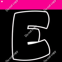 Flat - 23.5" BBT 69 pc Alphabet Sets