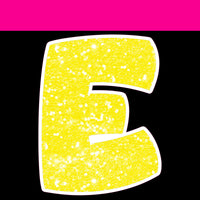 Sparkle - 12" BBT 86 pc Alphabet Sets