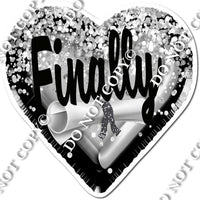 Finally - Graduation Foil Hearts