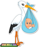 Baby Blue - Stork - Light Skin Tone Baby w/ Variants