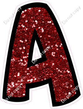 BB 12" Individuals - Crimson Sparkle A