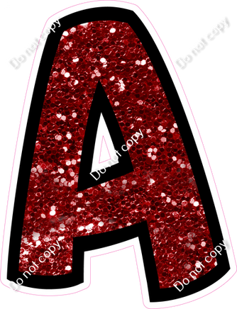BB 12" Individuals - Crimson Sparkle A