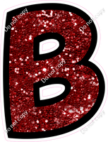 BB 12" Individuals - Crimson Sparkle B