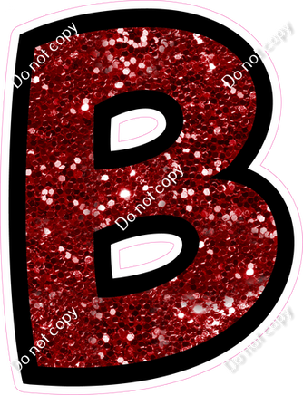 BB 12" Individuals - Crimson Sparkle B