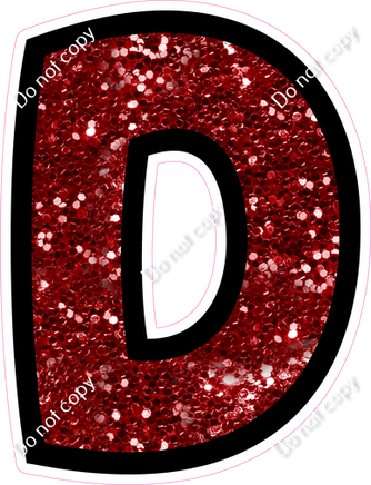BB 12" Individuals - Crimson Sparkle D