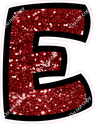 BB 12" Individuals - Crimson Sparkle E