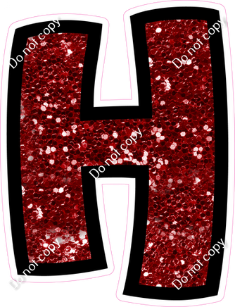 BB 12" Individuals - Crimson Sparkle H