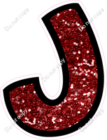 BB 12" Individuals - Crimson Sparkle J