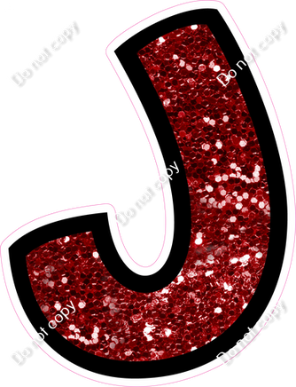 BB 12" Individuals - Crimson Sparkle J