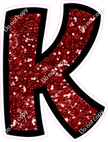 BB 12" Individuals - Crimson Sparkle K