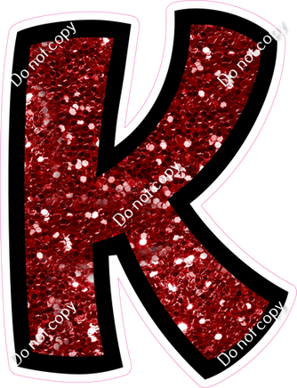 BB 12" Individuals - Crimson Sparkle K