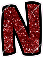 BB 12" Individuals - Crimson Sparkle N